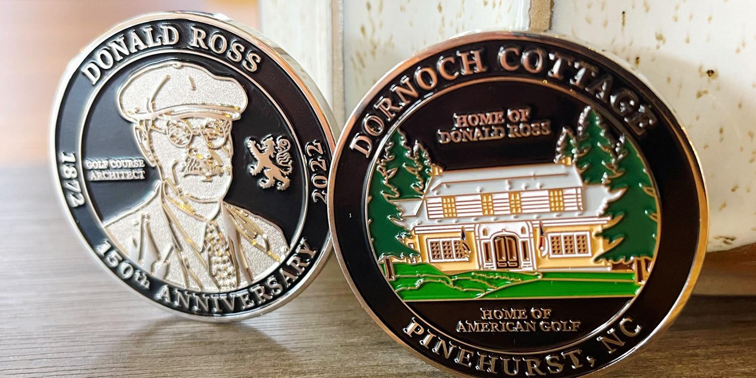 Pinehurst Southern Pines Aberdeen CVB Commissions Coin to Mark