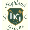 Highland Greens Golf Course Logo